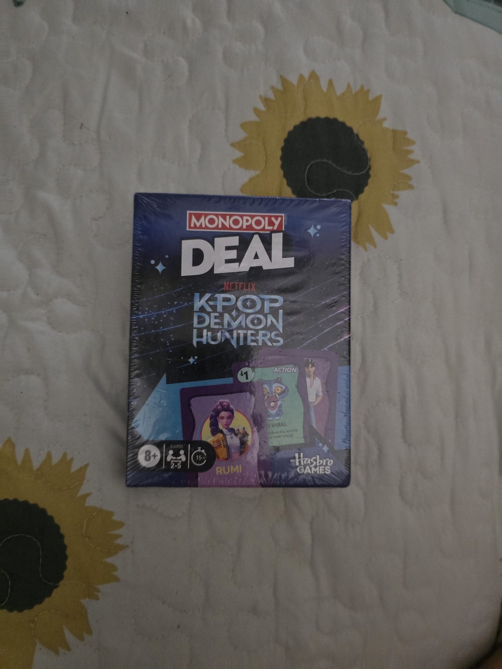 NEW Hasbro Monopoly DEAL K-Pop Demon Hunters -